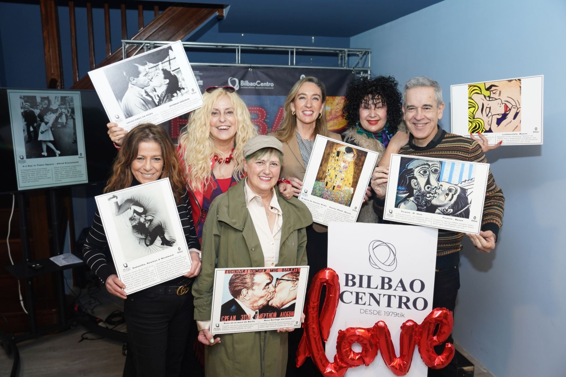Presentación de la campaña 'Enamorados de Bilbao', de BilbaoCentro.