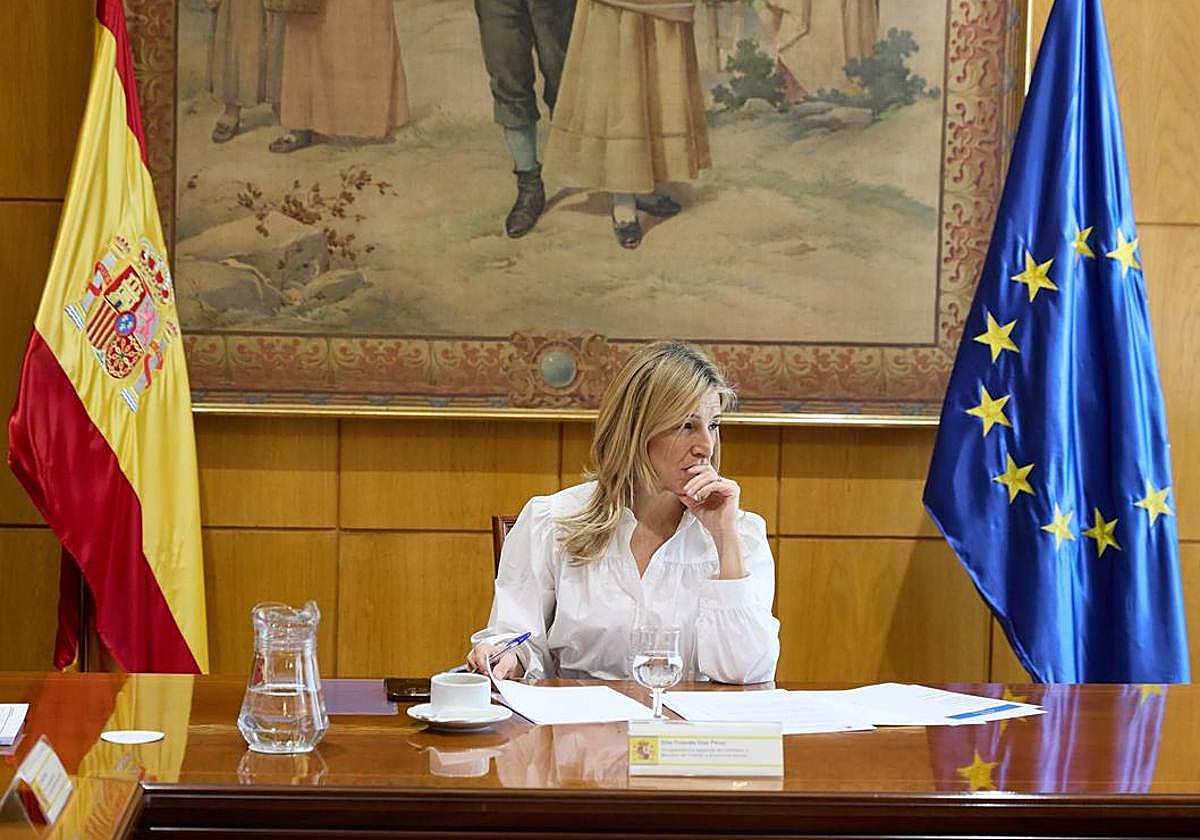 La vicepresidenta segunda del Gobierno y ministra de Trabajo, Yolanda Díaz.