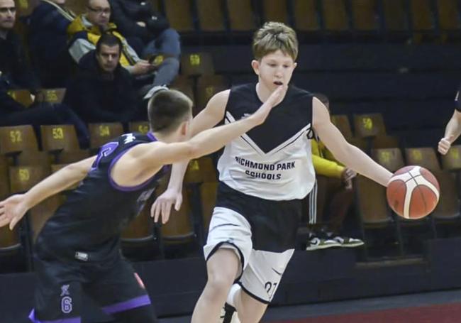 Benjamin Teletovic, en un partido de categorías inferiores.
