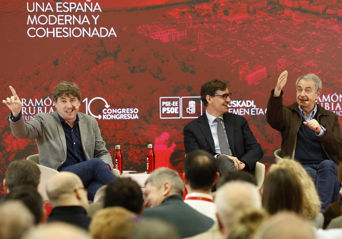 Zapatero ensalza la contribución del PSE a «la paz y la reconciliación»