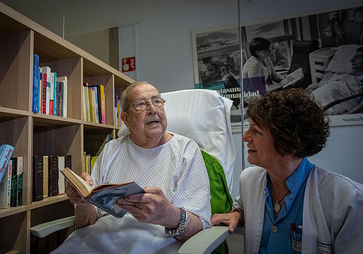Javier Liguri ha pasado más de un mes ingresado en Santa Marina.