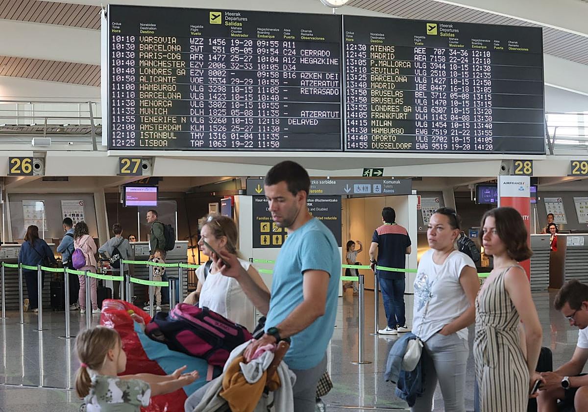 Aeropuerto de Bilbao.