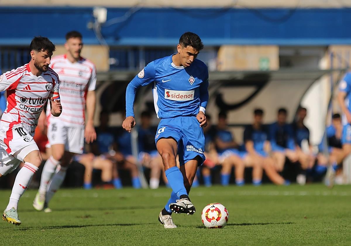 Masllorens fue el encargado de abrir el camino de la victoria ante la Ponferradina el domingo.
