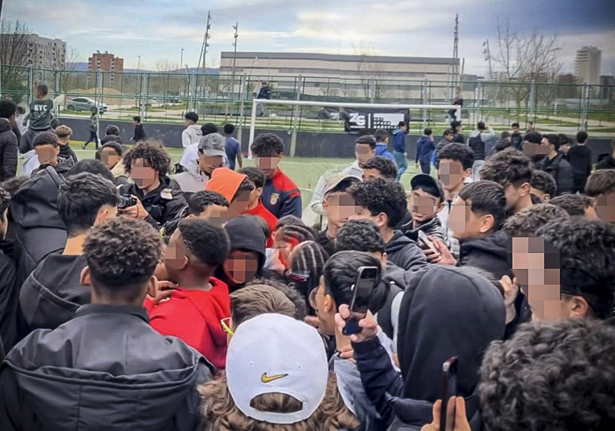 La Ertzaintza buscaba a una «banda juvenil» en el torneo de fútbol de Vitoria