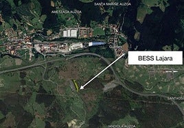 Mapa de dónde se situará este gran almacén.