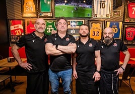 Aitor López de Maturana, Sergio Simón, Fernando Jatsiskristofis y Joseba Carrascoa.