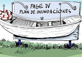 La viñeta de Cerrajería sobre la obra antirriadas en Asteguieta
