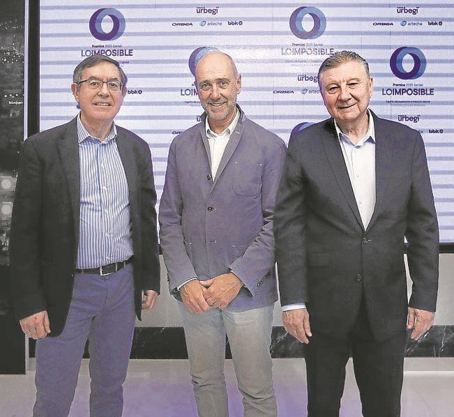 Alberto García Erauzkin, Javier Larrañaga y Mikel Pulgarín.
