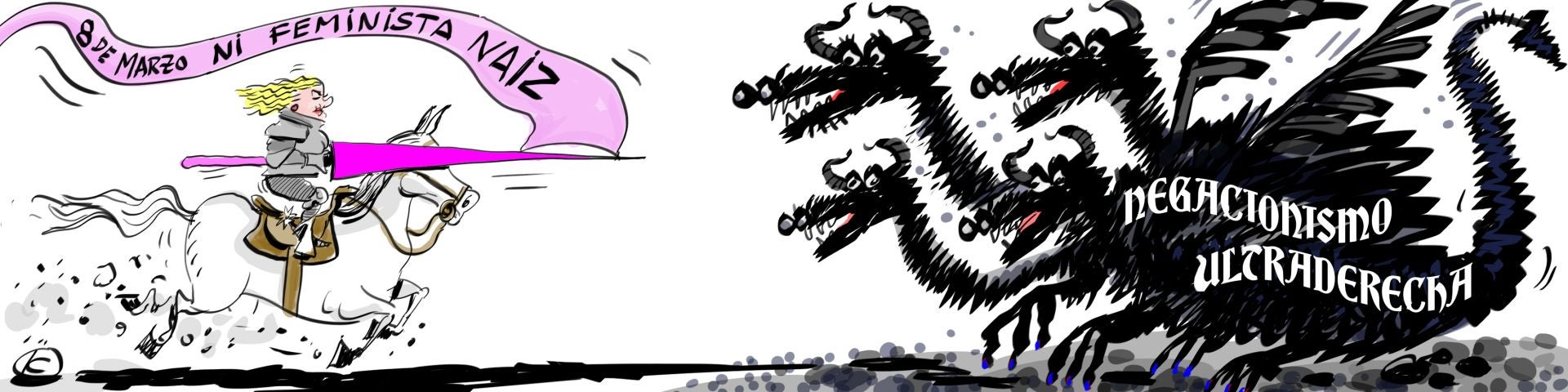 La viñeta de Cerrajería sobre la campaña vasca del 8-M