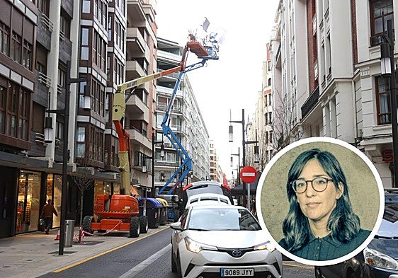 Alauda Ruiz de Azúa ha arrancado el rodaje de su tercer largo en la calle Rodríguez Arias de Bilbao.