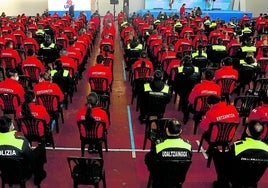 En Arkaute reciben formación tanto policías locales como ertzainas.