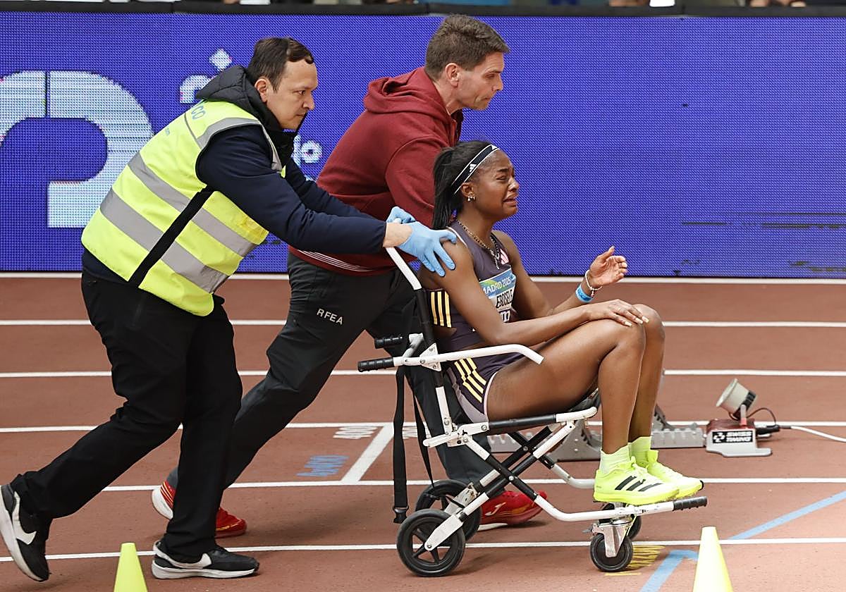 Dramática medalla de plata para la vitoriana Tessy Ebosele: se lesiona cuando aspiraba al oro