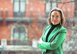 La secretaria general del PP, Cuca Gamarra, visitó esta semana Bilbao para presidir la junta directiva de los populares vascos.