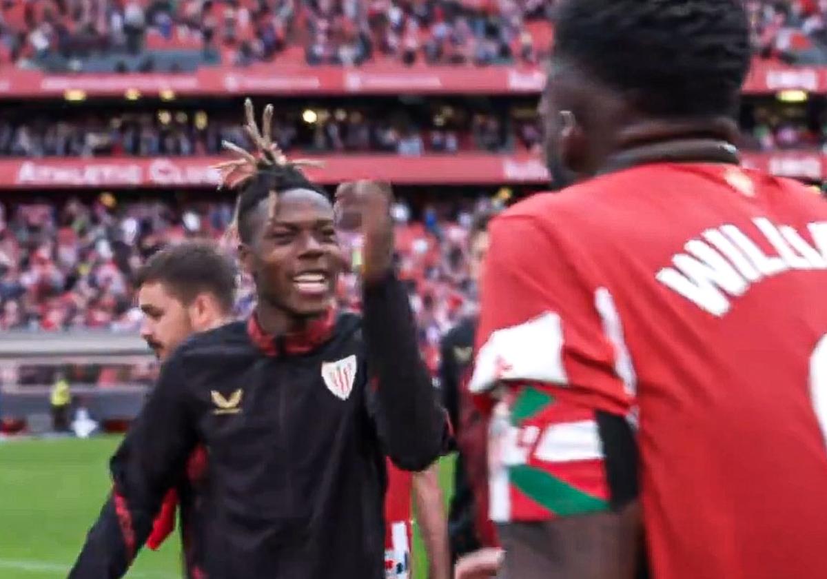 Iñaki Williams no convence a su hermano de que buscaba el gol: «Es un poco fantasmilla»