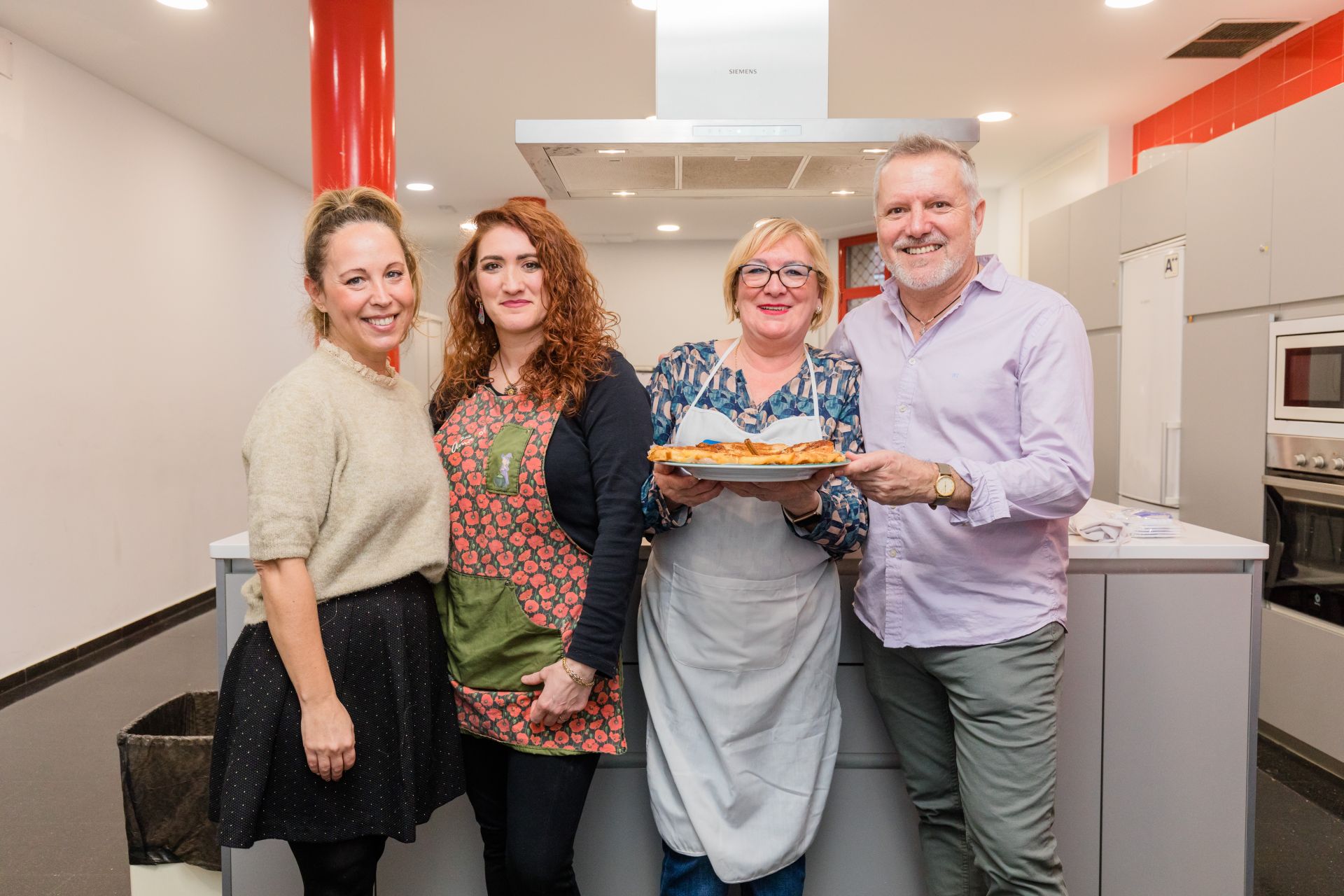 Maku Belmonte, Tamara Cuiñas, Josefa González y Aitor Buendía.