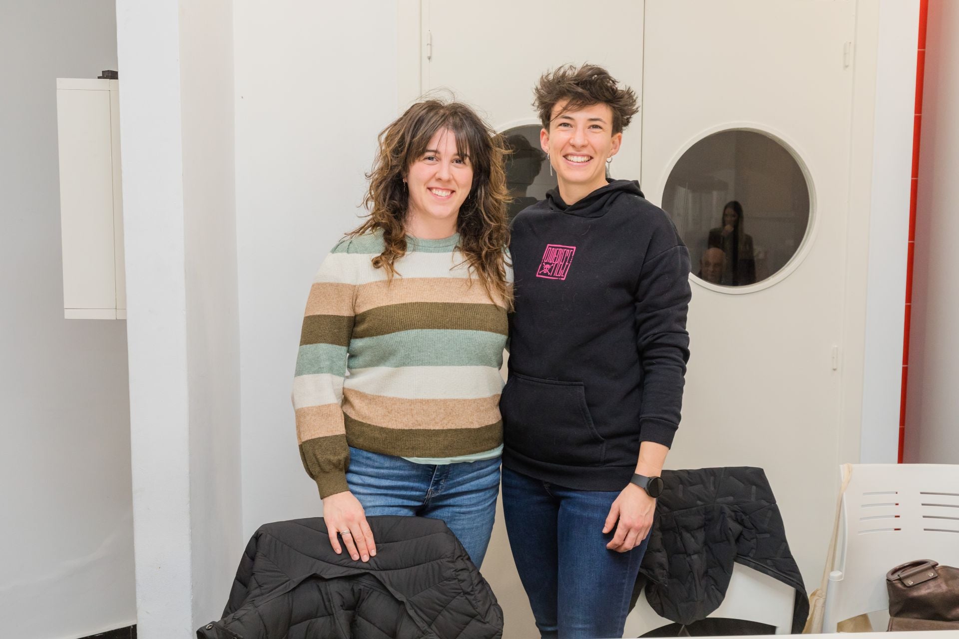 Marta Díez y Amaia Ruiz de Azúa.