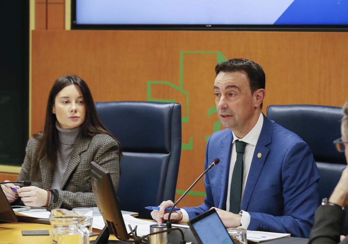 El vicelehendakari y consejero de Economía y Empleo, Mikel Torres, ha comparecido esta mañana para explicar el avance de la llegada de los fondos europeos a Euskadi.