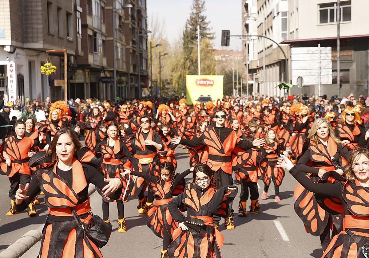 La calle Francia es una de las afectadas por el desfile de Carnaval en Vitoria.