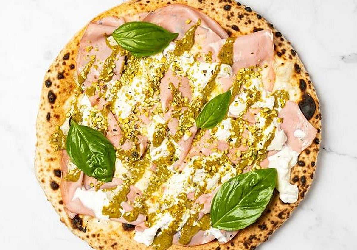 La pizza con la que Dante Bilbao se colado en el 'Pizza Combat'.