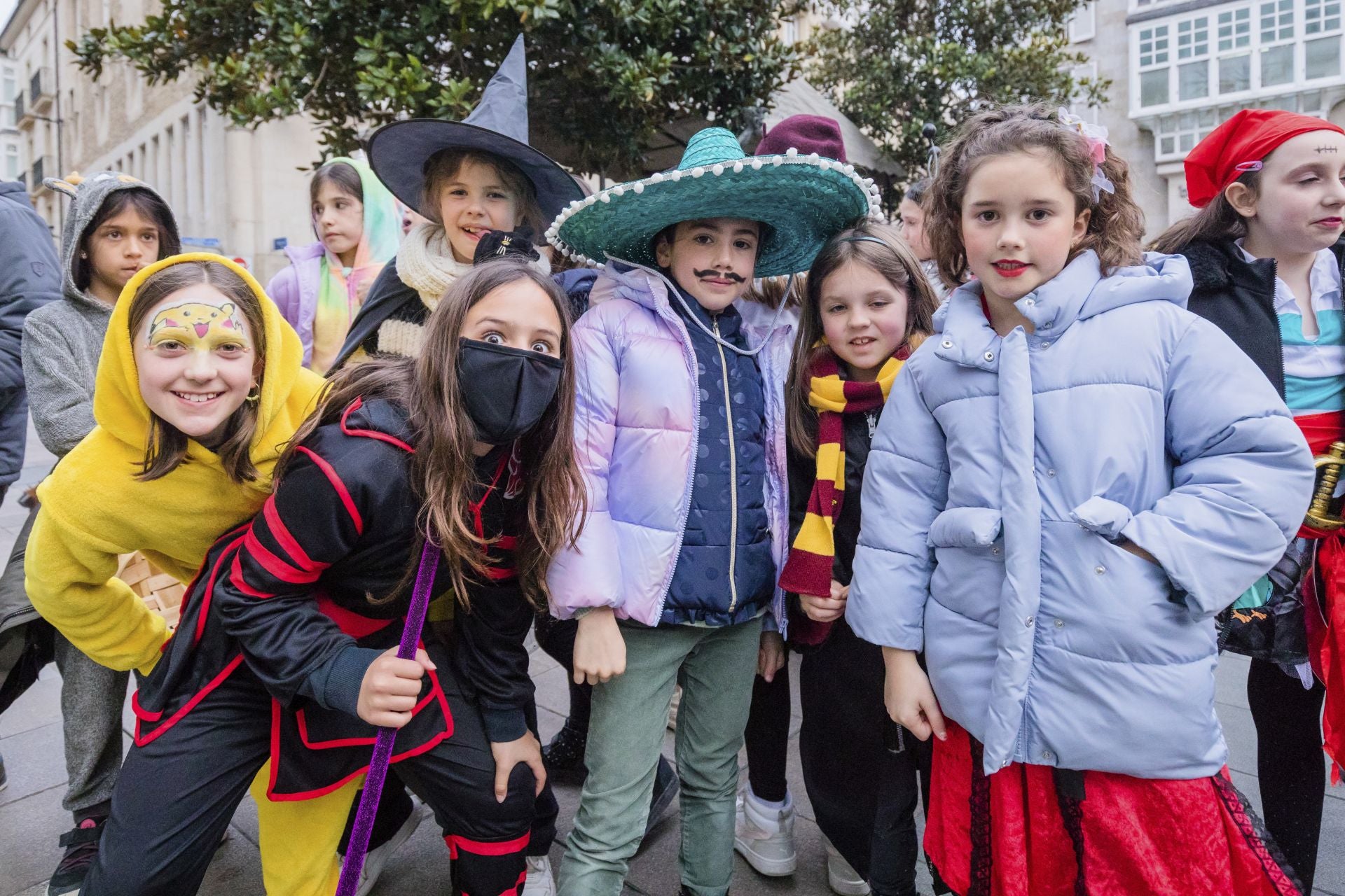 Las imágenes del Jueves de Lardero en Vitoria