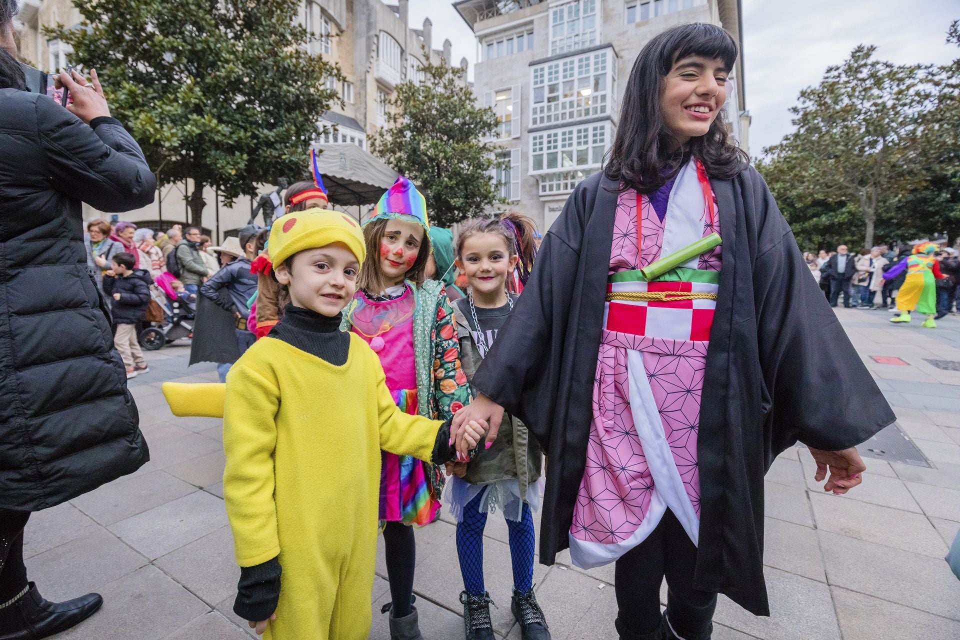 Las imágenes del Jueves de Lardero en Vitoria