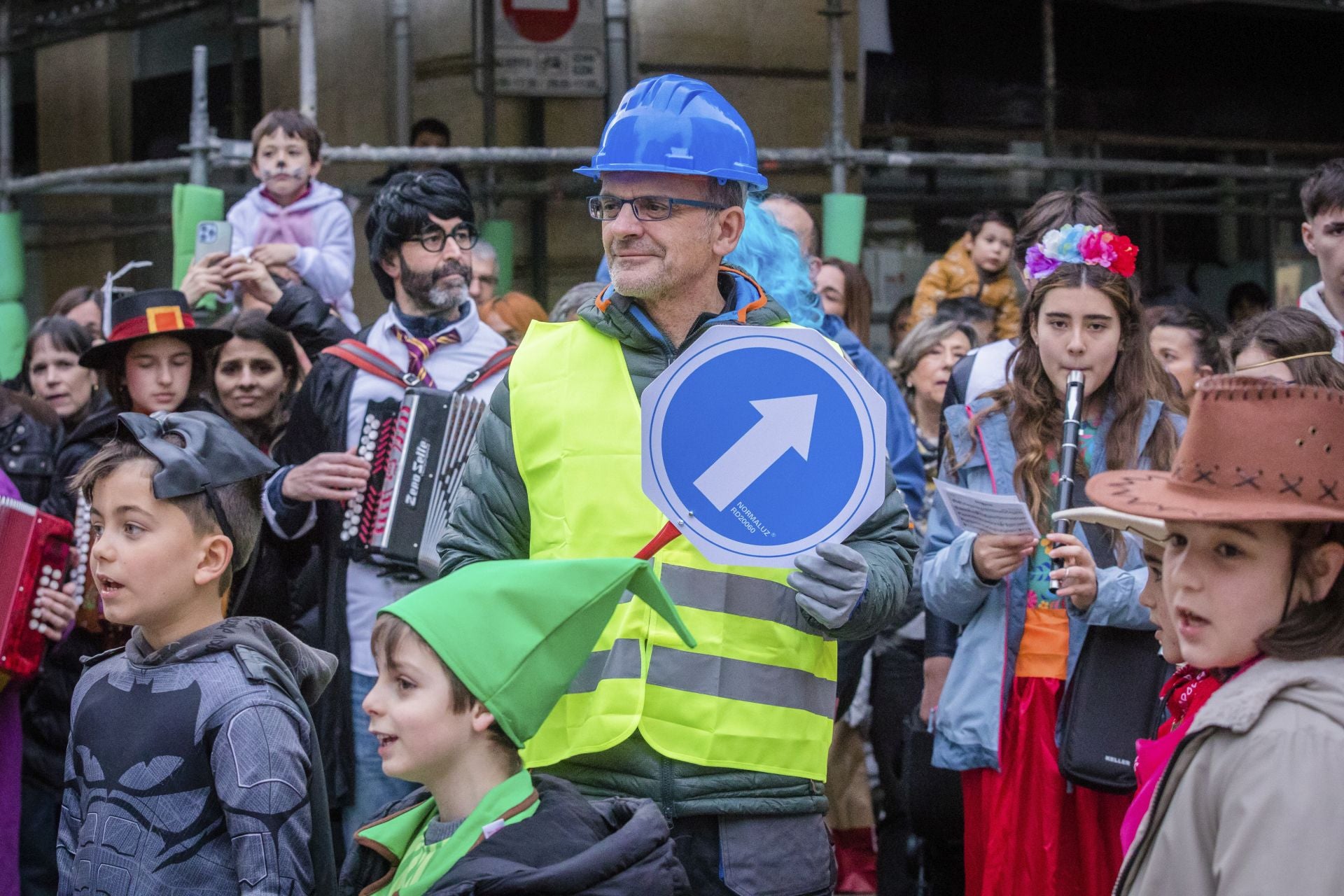 Las imágenes del Jueves de Lardero en Vitoria
