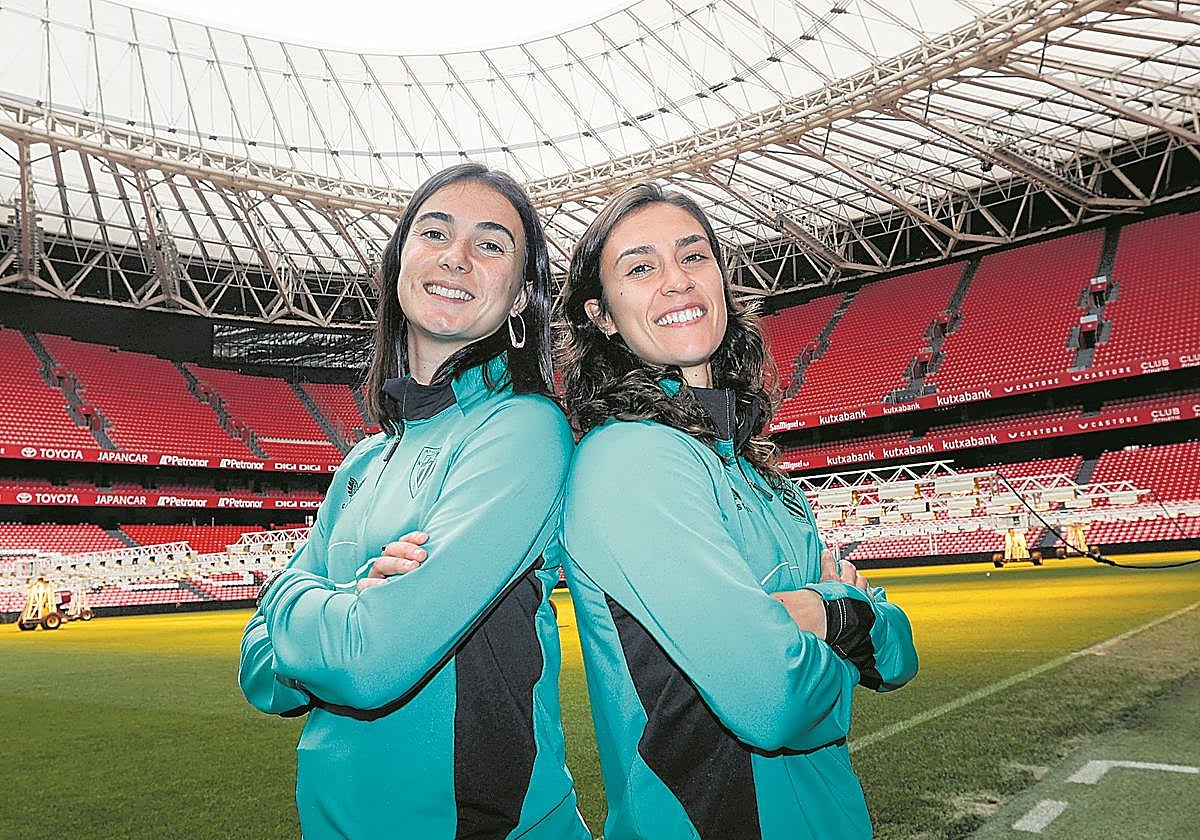 Azkona y Nahikari, las responsables del gol en el Athletic: «Es una oportunidad de oro para la Champions»