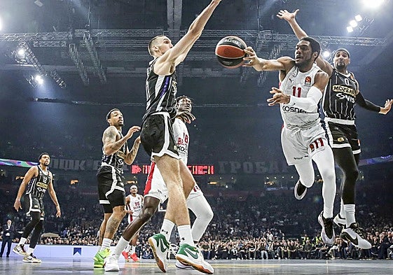 La reacción de Forrest en la segunda mitad no sirvió para liderar el conato de remontada del Baskonia.