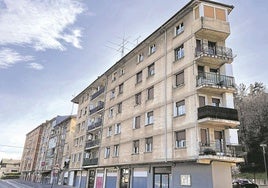 Último tramo de la calle Barrena, en Luyando.