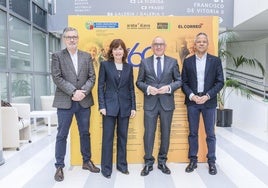Alfonso Gurpegui, María Goti, Ramiro González y Lucho Royero