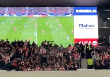 400 hinchas del Athletic en el Metropolitano tras el fin del veto del Atlético