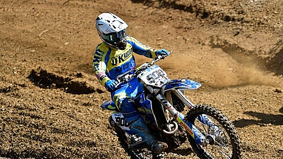 Jon Idiakez regresa al pódium en el Campeonato de Euskadi de motocross