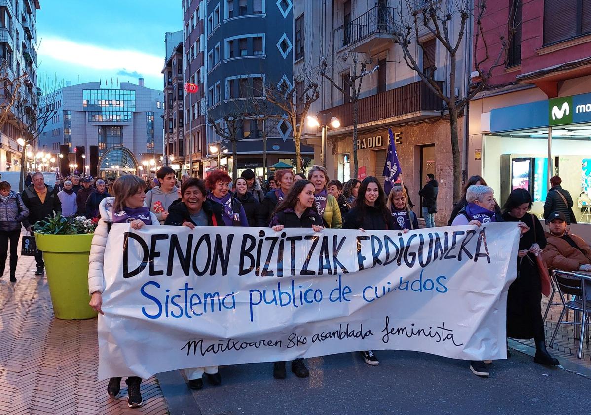 Una marcha el 8M recorrerá Barakaldo para reivindicar el feminismo como arma «poderosa»