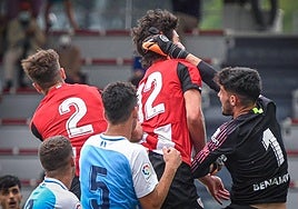 Partido de los juveniles del Athletic en Lezama.