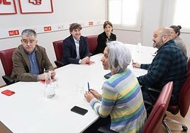 Las direcciones de PSE-EE y Podemos Euskadi se han reunido este miércoles en Bilbao.