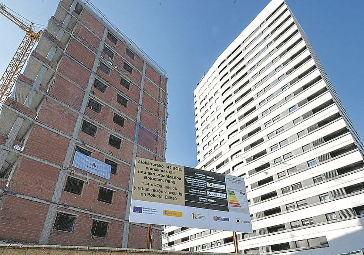 Bolueta tendrá 144 nuevos pisos de alquiler público el próximo año
