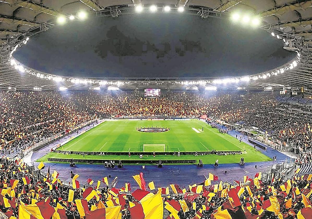 El ambiente en el Olímpico de Roma fue extraordinario.