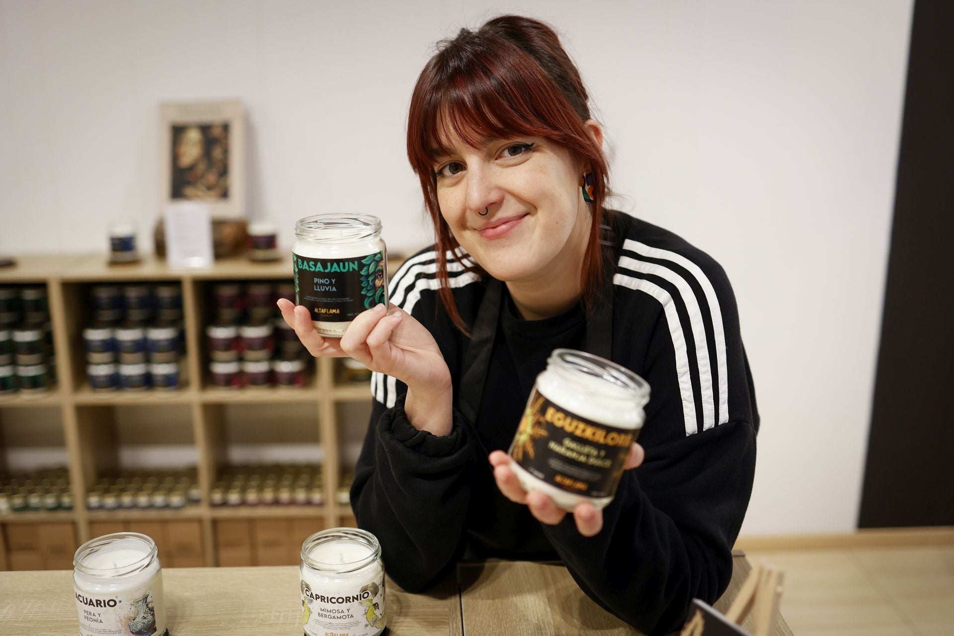 Irene, de ganar un Goya a hacer velas y vendarlas en su nueva tienda de Bilbao La Vieja