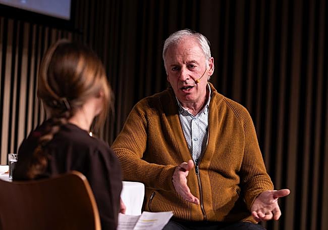 Arginzóniz durante su exposición en el Basque Culinary.