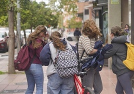 Álava suspende el deporte escolar este fin de semana ante el aviso amarillo por vientos de hasta 110 km/h
