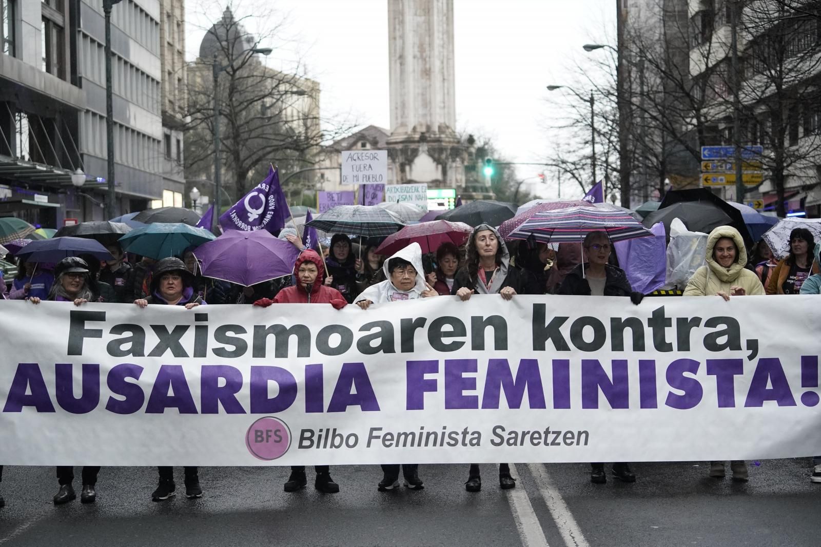 La manifestación del 8M en imágenes