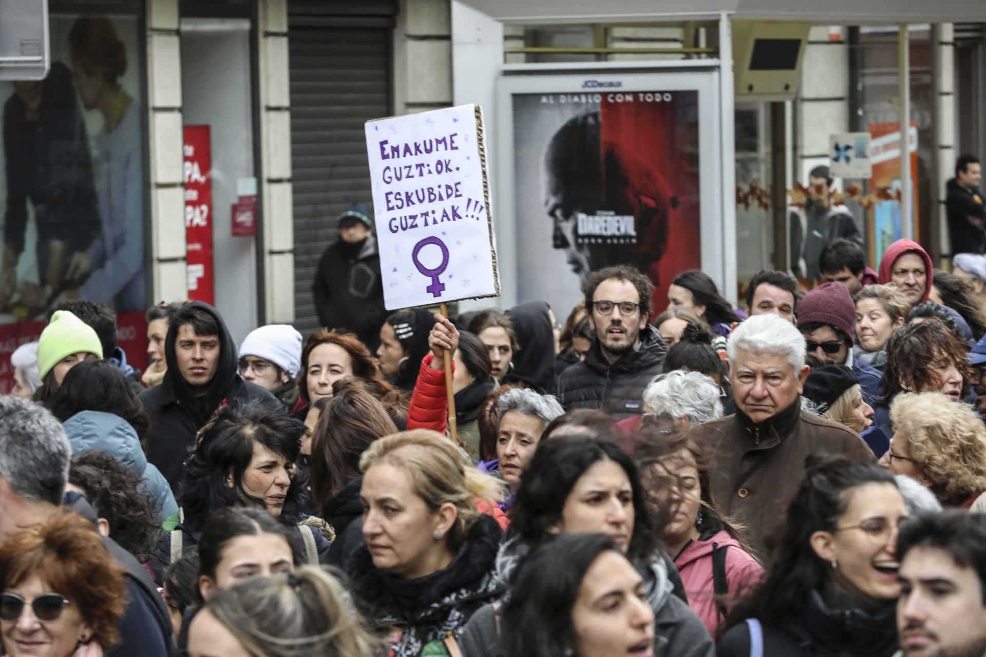 Las mejores fotos de los actos del 8M en Vitoria