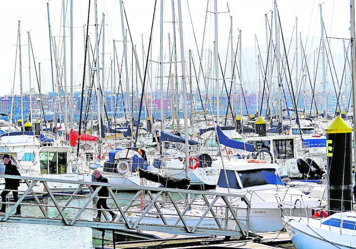 Puerto Deportivo de Getxo.