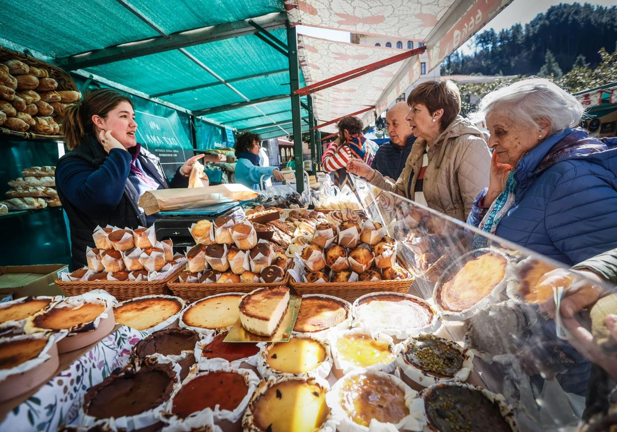 Uno de los puestos de la feria