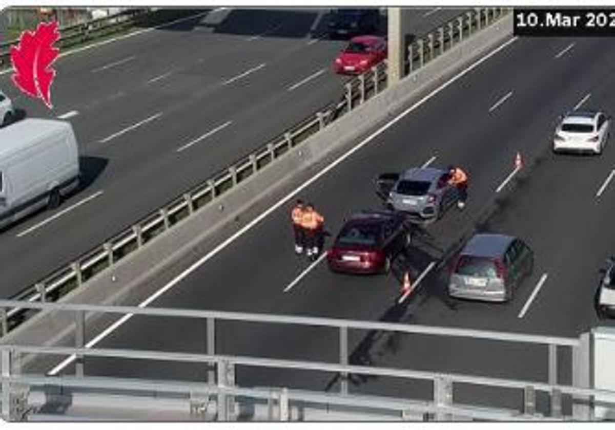 Una mujer resulta herida en un accidente en Rontegi