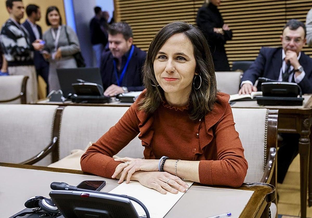La diputada de Podemos Ione Belarra, en el Congreso.