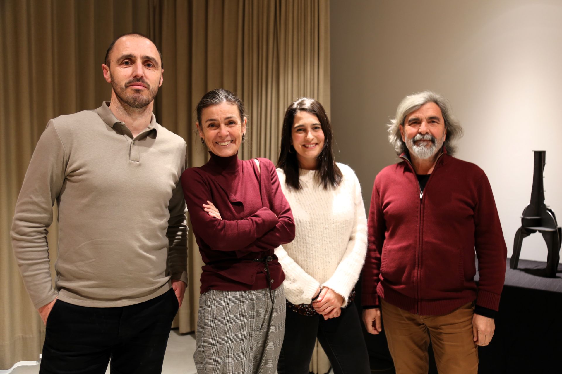 Edorta Mujika, Arantxa Aramburu, Itxaso Urcelay y Fermín Alaña.