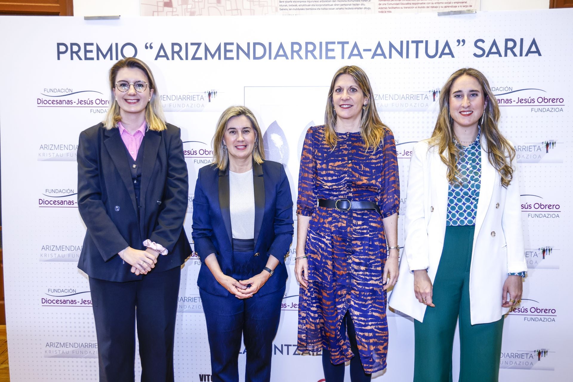 María Nanclares, Irma Basterra, Saray Zárate y Mar Dabán.
