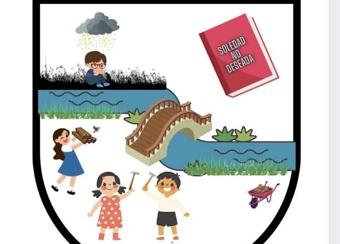 Imagen principal - Los tres escudos ganadores del certamen en sus respectivas categorías. 