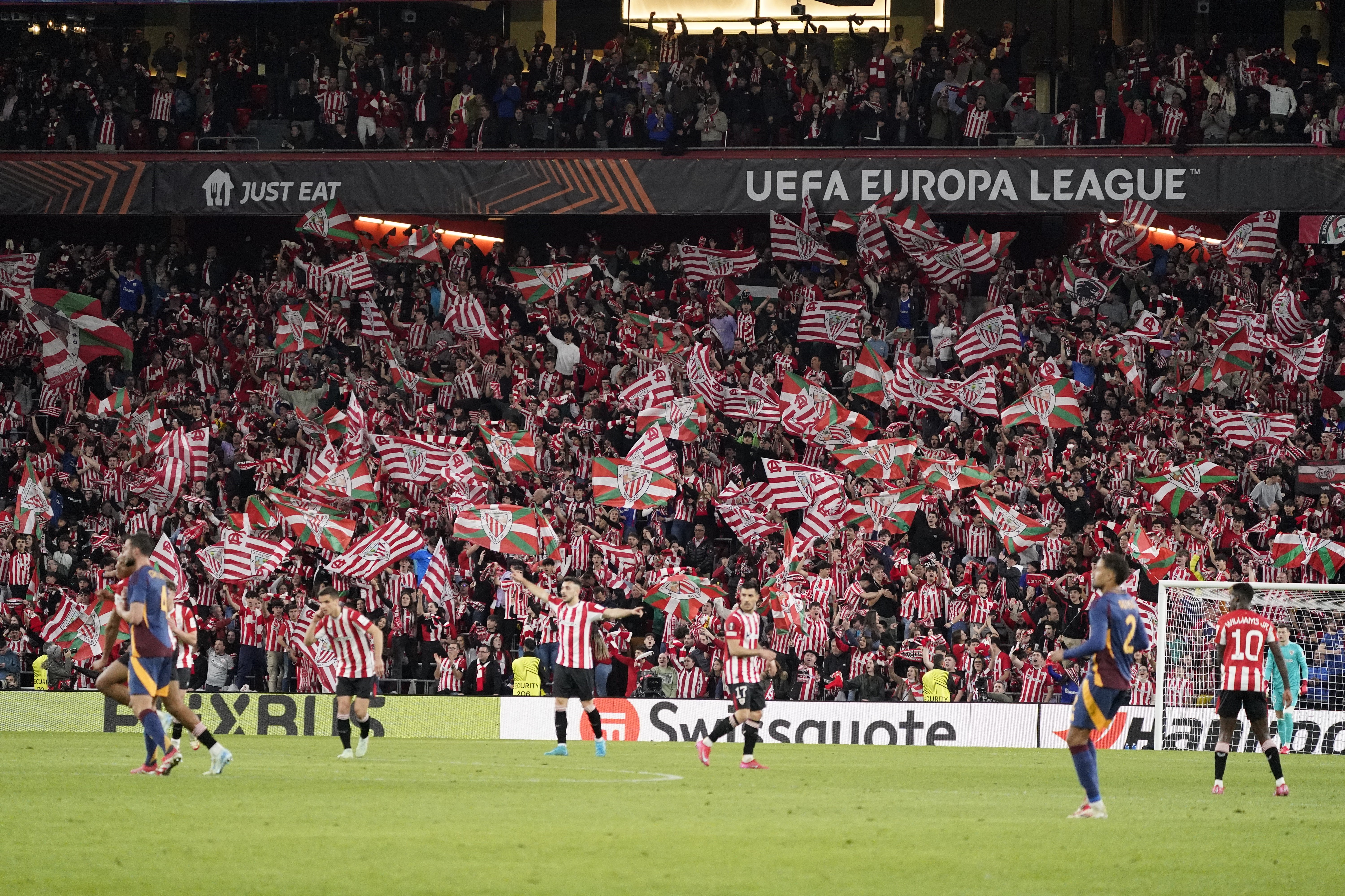 El Athletic-Roma en imágenes